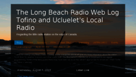 What Longbeachradio.ca website looked like in 2018 (5 years ago)