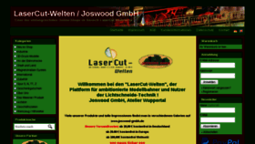 What Lasercut-shop.de website looked like in 2018 (6 years ago)