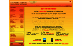 What Localize-friends.com website looked like in 2018 (6 years ago)