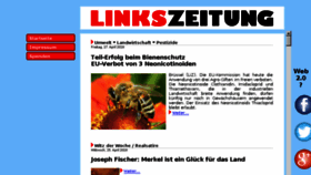 What Linkszeitung.de website looked like in 2018 (5 years ago)