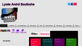 What Lyceeboulloche.com website looked like in 2018 (6 years ago)