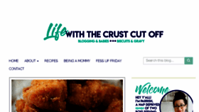 What Lifewiththecrustcutoff.com website looked like in 2018 (5 years ago)