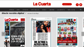 What Lacuarta.cl website looked like in 2018 (6 years ago)