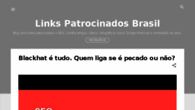 What Linkspatrocinadosbrasil.com.br website looked like in 2018 (6 years ago)