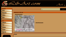 What Lib-art.com website looked like in 2018 (6 years ago)