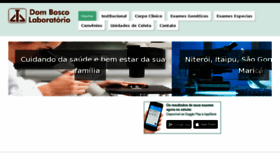 What Laboratoriodombosco.com.br website looked like in 2018 (5 years ago)