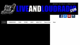 What Liveandloudradio.com website looked like in 2018 (6 years ago)