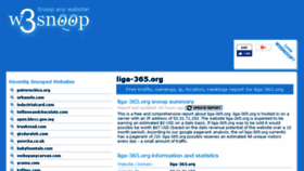 What Liga-365.org.w3snoop.com website looked like in 2018 (6 years ago)