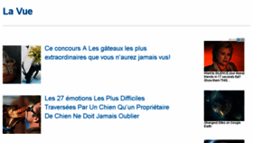 What Lavue.fr website looked like in 2018 (7 years ago)