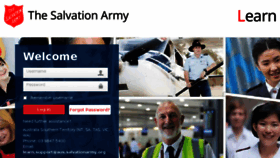 What Learn.salvationarmy.org.au website looked like in 2018 (5 years ago)