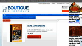 What Laboutiquedeslecteurs.fr website looked like in 2018 (5 years ago)