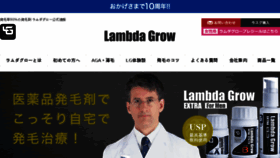What Lambdagrow.com website looked like in 2018 (5 years ago)