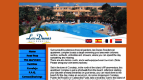 What Lasdunascorralejo.com website looked like in 2018 (7 years ago)