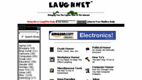 What Laughnet.net website looked like in 2018 (6 years ago)