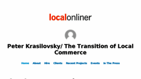 What Localonliner.com website looked like in 2018 (6 years ago)