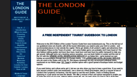 What Londontourist.org website looked like in 2018 (6 years ago)