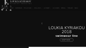What Loukiakyriakou.com website looked like in 2018 (6 years ago)