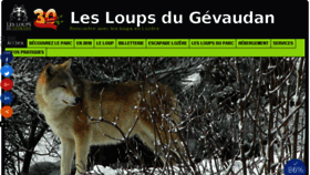 What Loupsdugevaudan.com website looked like in 2018 (6 years ago)