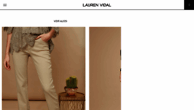What Laurenvidal.com website looked like in 2018 (6 years ago)