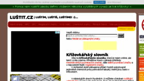 What Lustit.cz website looked like in 2018 (6 years ago)