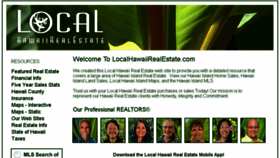 What Localhawaiirealestate.com website looked like in 2018 (6 years ago)