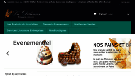 What La-delicieuse.fr website looked like in 2018 (6 years ago)