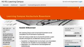 What Learning-campus.fh-rosenheim.de website looked like in 2018 (7 years ago)