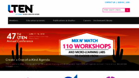 What L-ten.org website looked like in 2018 (8 years ago)