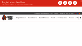 What Languagecorner.amsterdam website looked like in 2018 (5 years ago)