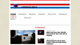 What Luxherald.com website looked like in 2018 (6 years ago)
