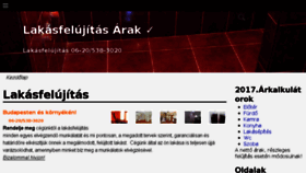 What Lakasfelujitasarak.com website looked like in 2018 (5 years ago)