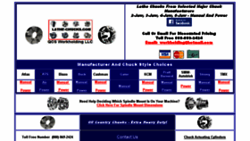 What Lathe-chucks.com website looked like in 2018 (5 years ago)