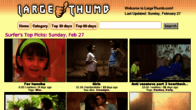 What Largethumb.com website looked like in 2011 (13 years ago)