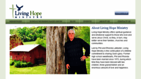 What Living-hope-ministry.com website looked like in 2018 (5 years ago)