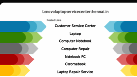 What Lenovolaptopservicecenterchennai.in website looked like in 2018 (6 years ago)