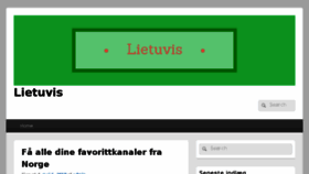 What Lietuvis.no website looked like in 2018 (5 years ago)