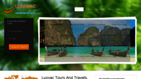 What Luxvactravels.com website looked like in 2018 (5 years ago)