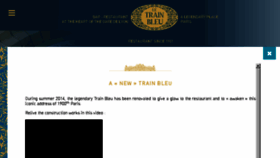 What Le-train-bleu.com website looked like in 2018 (5 years ago)