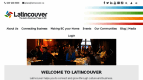 What Latincouver.ca website looked like in 2018 (5 years ago)