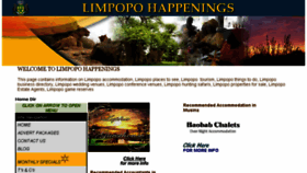 What Limpopohappenings.co.za website looked like in 2018 (6 years ago)
