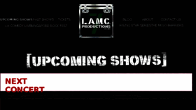 What Lamcproductions.com website looked like in 2018 (5 years ago)
