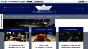 What Lekkerbootjevaren.nl website looked like in 2018 (5 years ago)