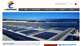 What Landpowersolar.com website looked like in 2018 (5 years ago)
