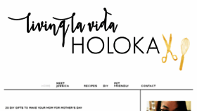What Livinglavidaholoka.com website looked like in 2018 (6 years ago)