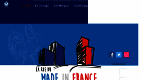 What Laruedumadeinfrance.fr website looked like in 2018 (5 years ago)
