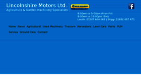 What Lincsmotors.co.uk website looked like in 2018 (5 years ago)