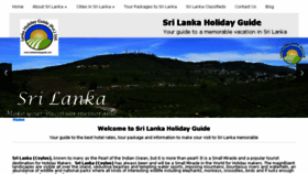 What Lankaholidayguide.com website looked like in 2018 (6 years ago)