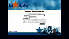 What Lasalleautogestion.com.ar website looked like in 2018 (5 years ago)
