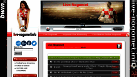 What Live-nogomet.info website looked like in 2018 (5 years ago)