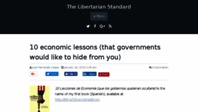 What Libertarianstandard.com website looked like in 2018 (5 years ago)